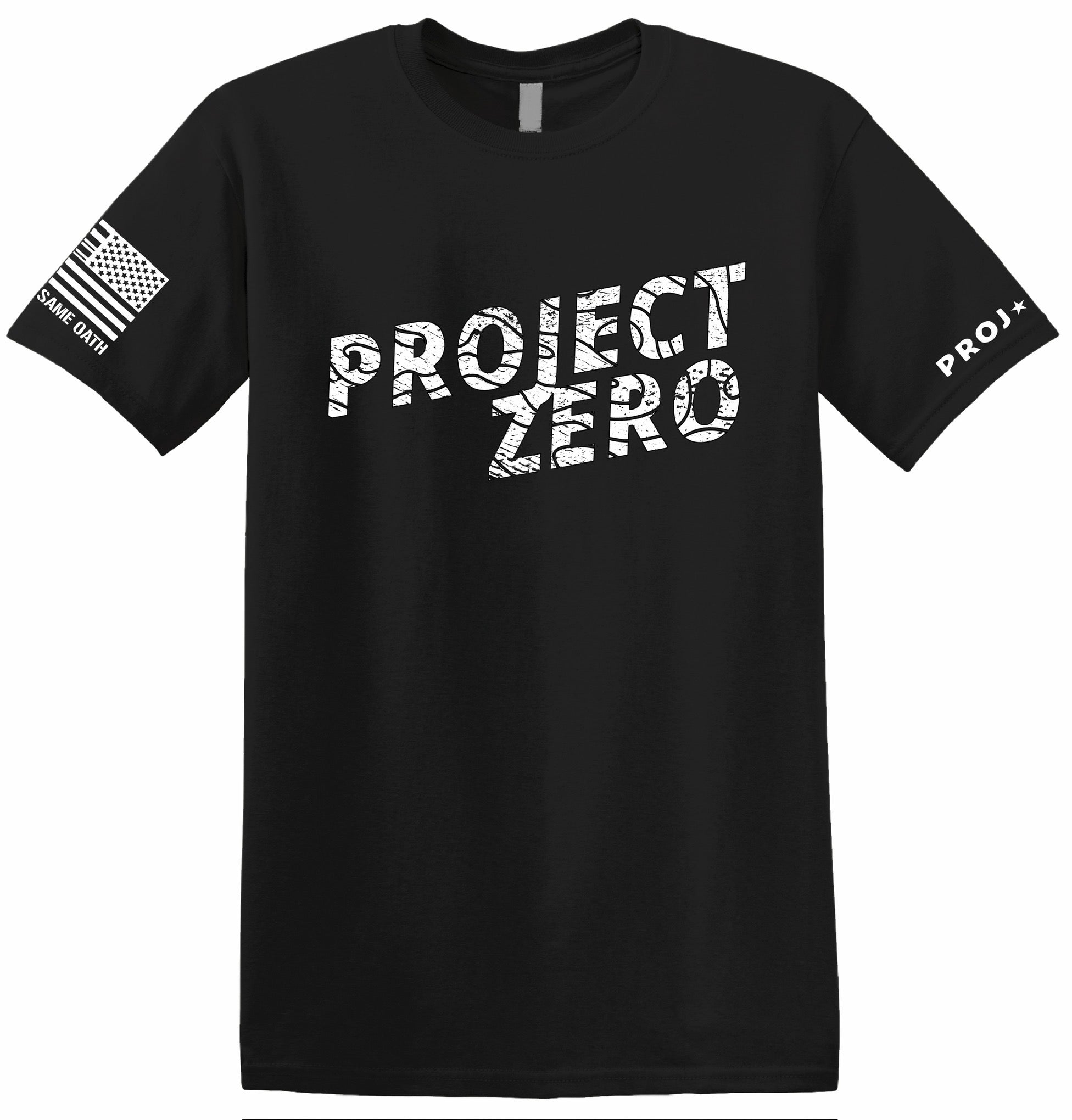 Project Zero Co-Brand T-Shirt | Veteran Morale Tee | Same Flag