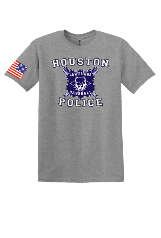 Houston Lawdawgs Gray Logo Shirt