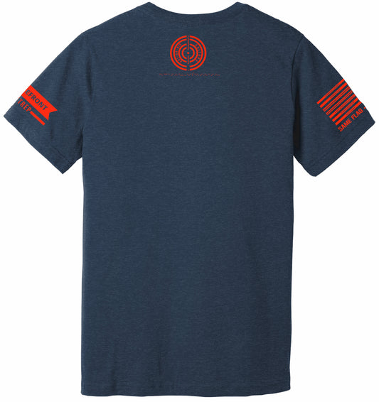 Marine It Down t-shirt back print with pull the ocean under