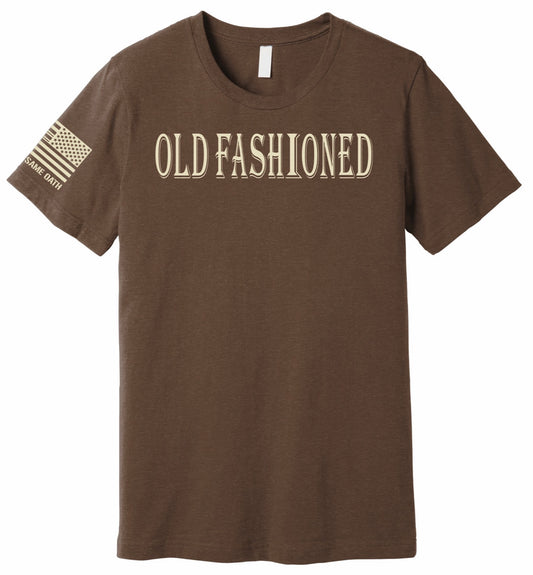 Old fashioned bourbon t-shirt front view