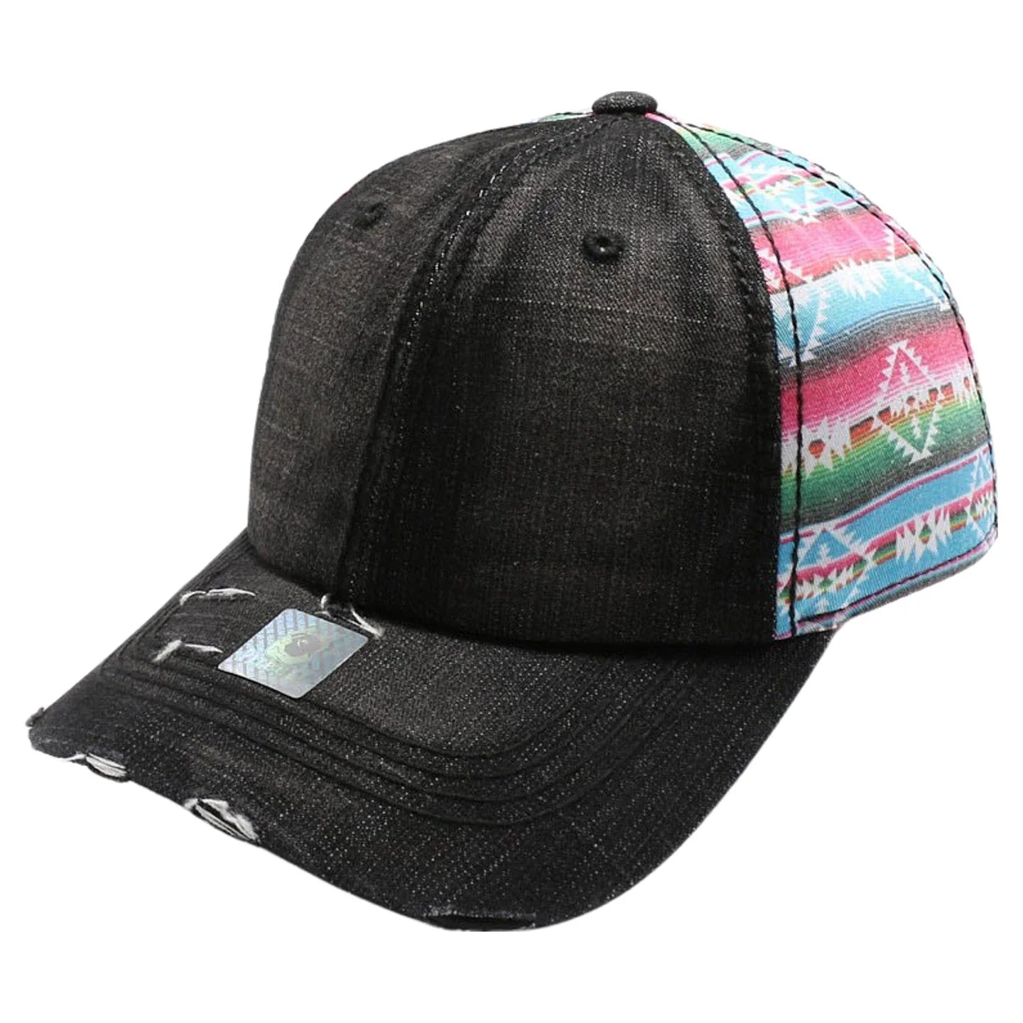 Pit Bull Cambridge PB700P Ponytail Unstructured Denim Mesh Hat