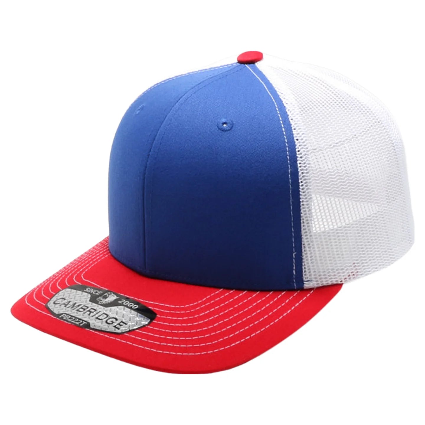 Pit Bull Cambridge PB222T Tri-Color Meshback Trucker Hat Blank