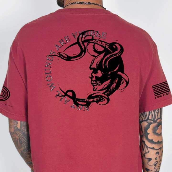 Not all wounds visible Camp Hope t-shirt