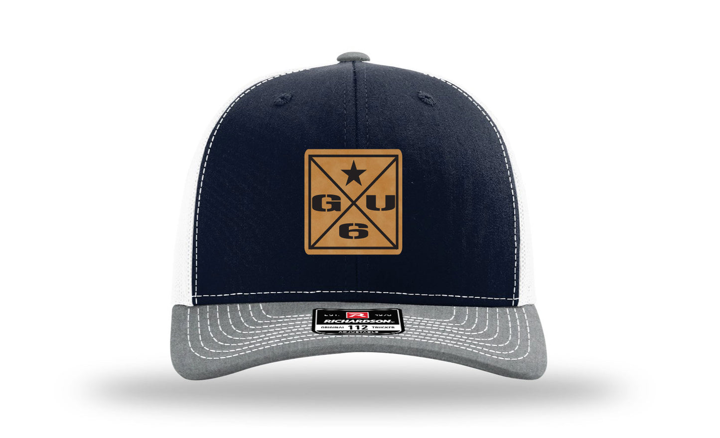 GOT-UR-6IX Shield Leather Patch Trucker Hats